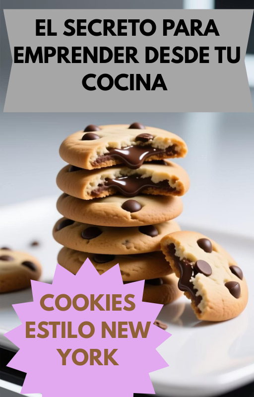 Galletas: Estilo New York Para Emprender desde casa.